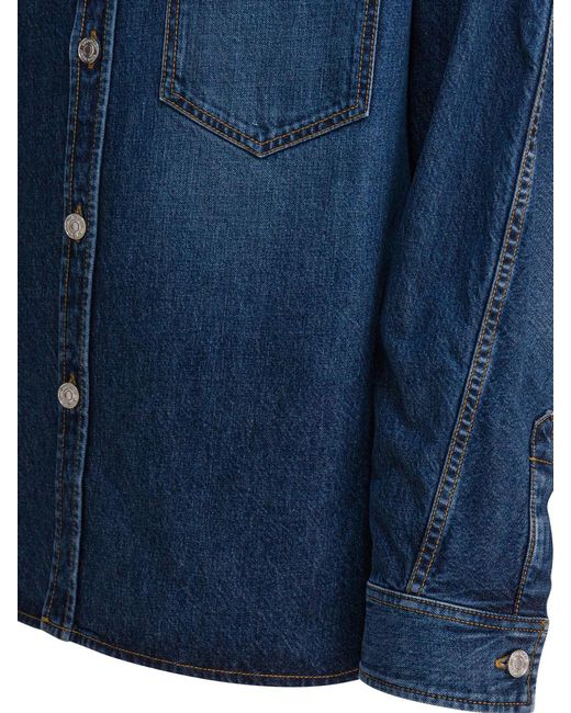 Givenchy Blue Denim Overshirt for men
