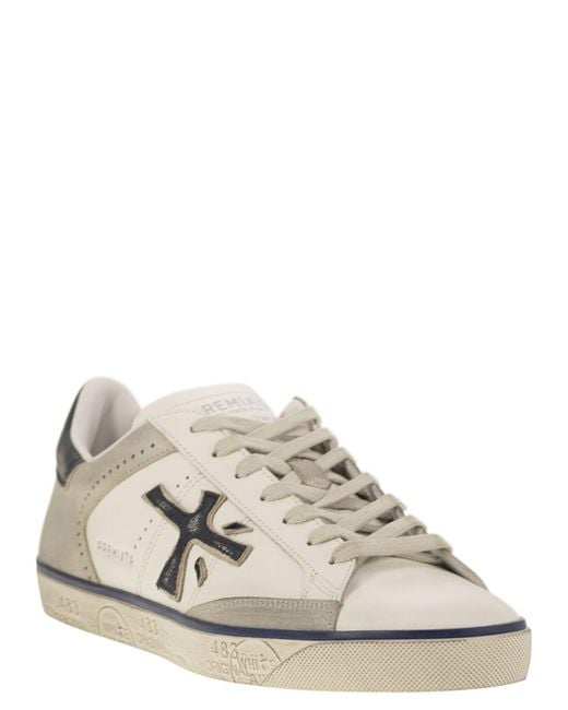 Premiata White Steven 7285 for men