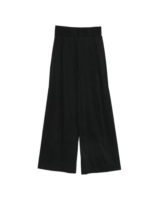 Semicouture Black Jhonny Cotton Trousers