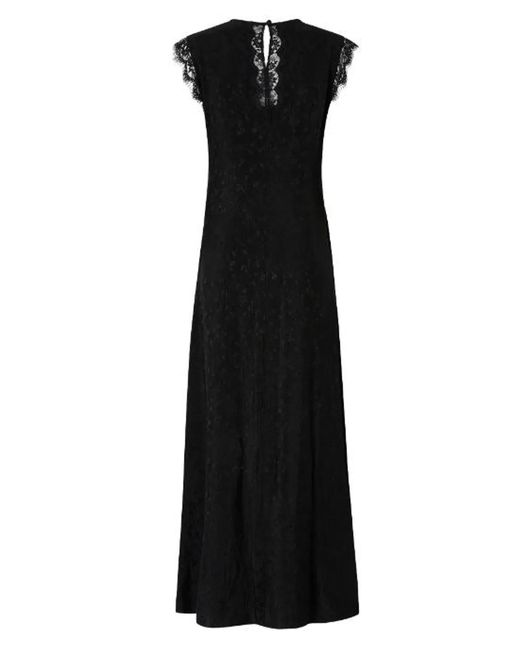 Pinko Black Acrylic Knit Dress