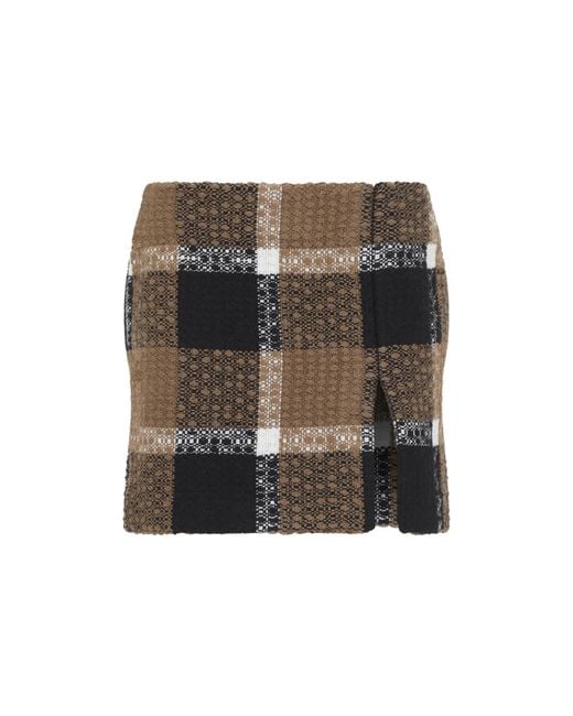 Céline Brown Mini Skirt