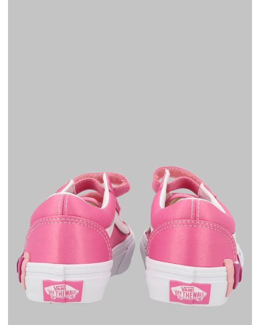 Vans Pink Old Skool V Bow Fizz