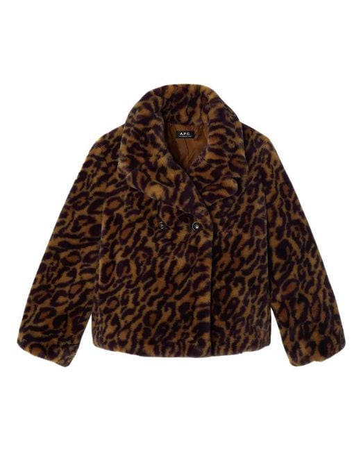 A.P.C. Brown Johanna Coat