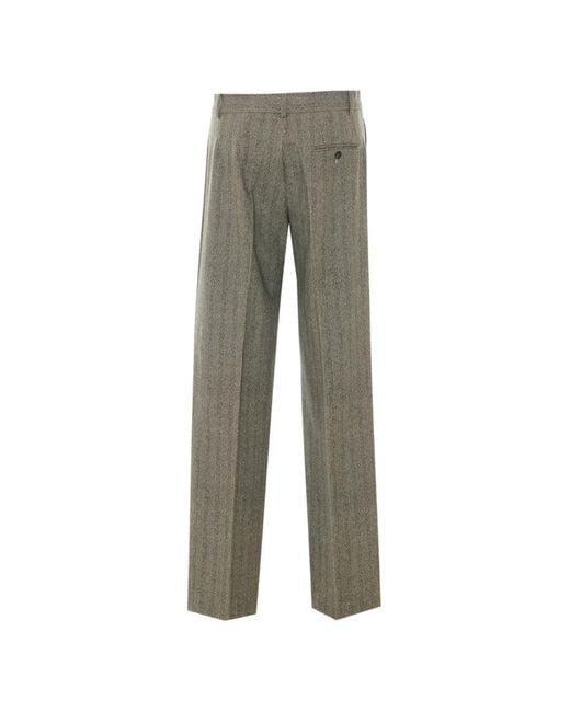 Circolo 1901 Gray Cotton Trousers