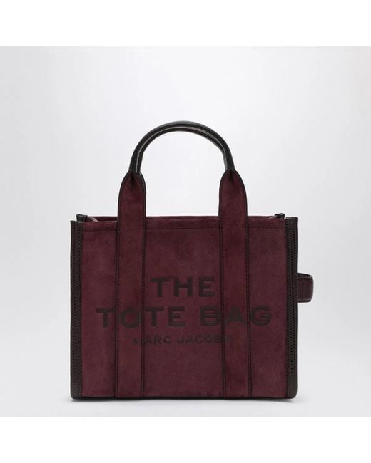 Marc Jacobs Purple Small Plum Suede Tote Bag