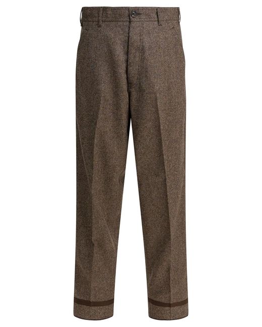 Maison Margiela Gray Wool Pants for men