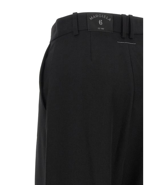 MM6 by Maison Margiela Black 'Margiela 6' Pants