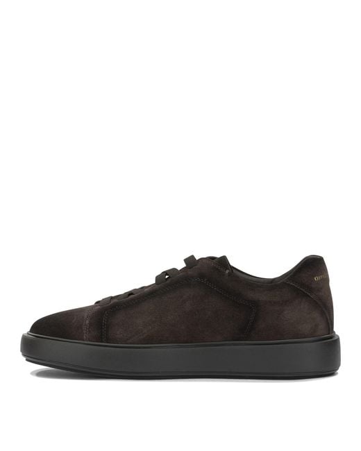 Officine Creative Black "Slouch 001" Low-Top Sneakers for men