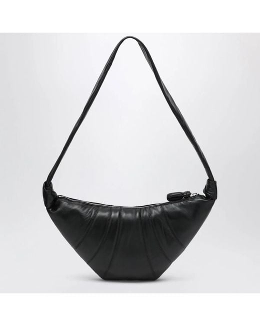 Lemaire Black Medium Croissant Bag for men