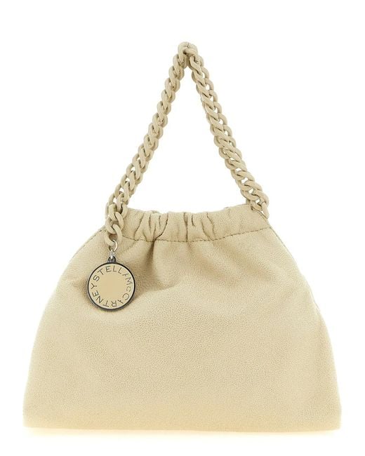 Stella McCartney Natural 'Falabella Mini Drawstring' Crossbody Bag