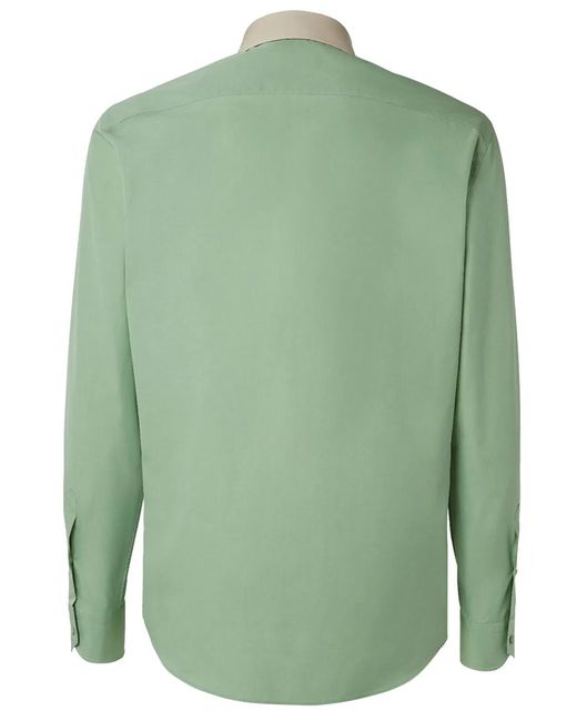 Fendi Green Pastel Poplin Shirt for men