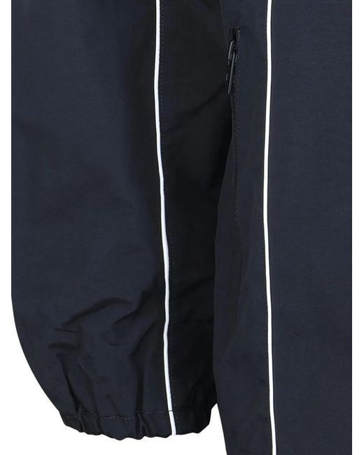 DIESEL Blue Polyamide Jacket for men
