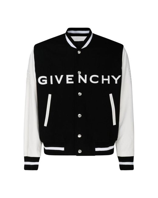 Givenchy Black Wool Blend Coats for men