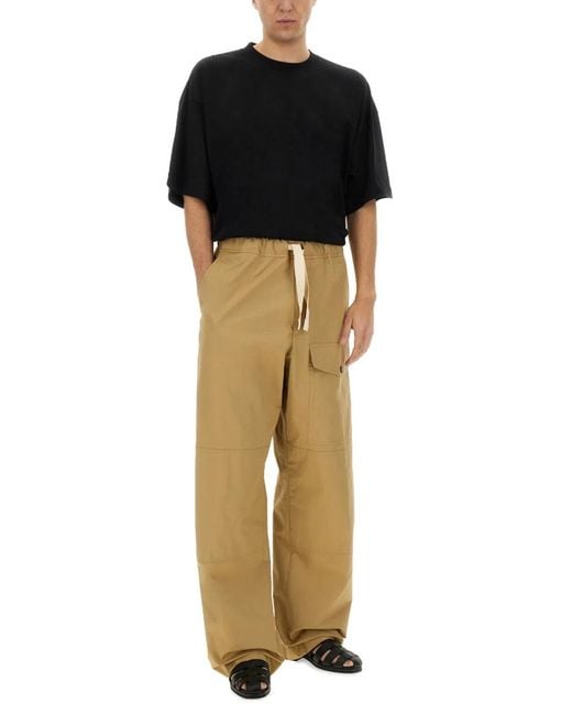 Dries Van Noten Natural Cotton Pants for men