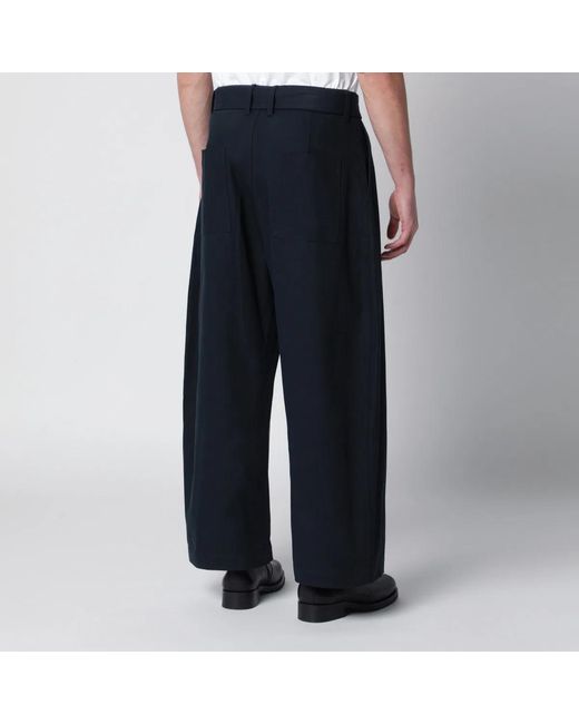Studio Nicholson Black Barr Trousers for men