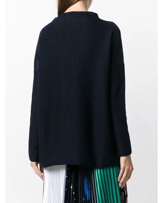 Daniela Gregis Black Wool Turtle-Neck Sweater