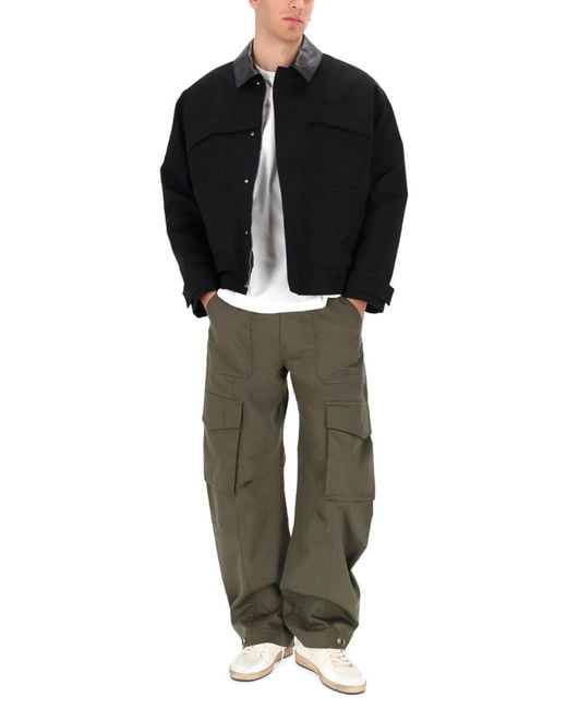 Golden Goose Deluxe Brand Black Bomber Jacket for men