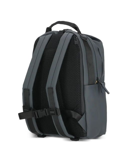 Rains Blue Clip Front Backpack
