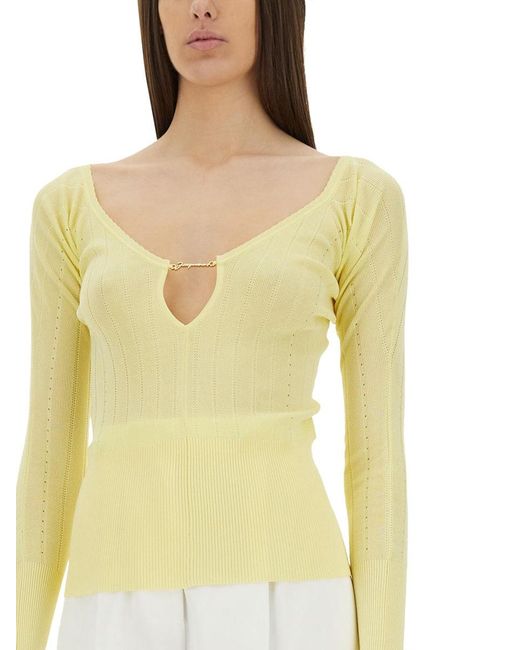 Jacquemus Yellow The Top Praluce