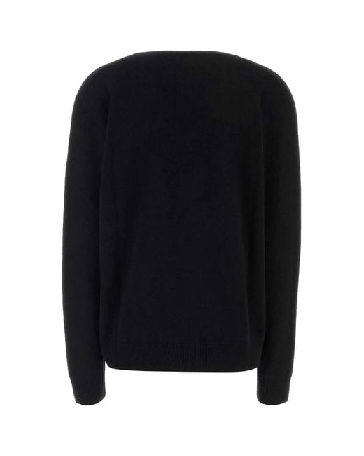 The Row Black Phora Top