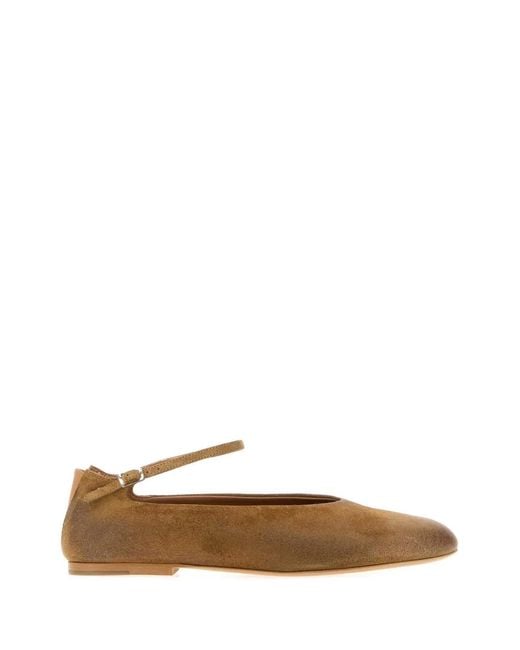 Jil Sander Brown Elyss Ballerina