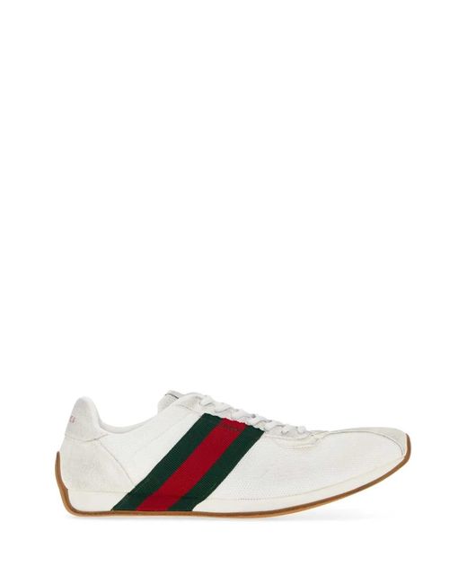 Gucci White Sneaker Fabric, R.S for men