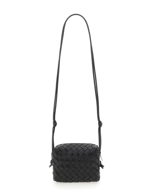 Bottega Veneta White Camera Bag "Loop" Mini