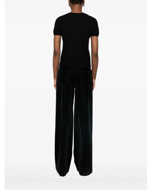 Lisa Yang Black Ira Cashmere T-Shirt