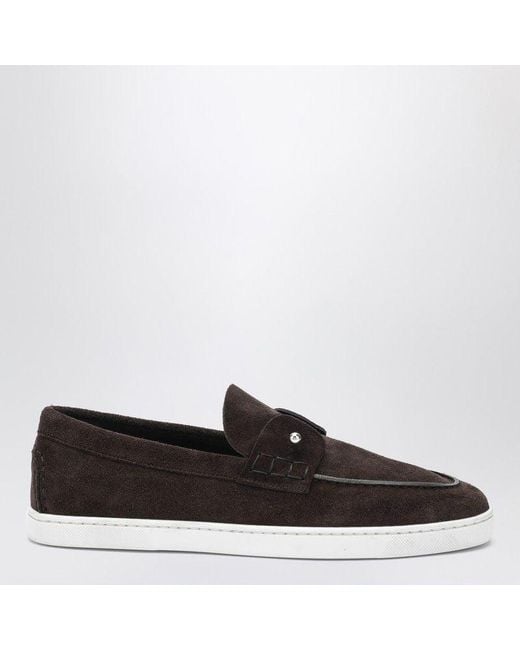 Christian Louboutin Black Chambeliboat Loafers for men