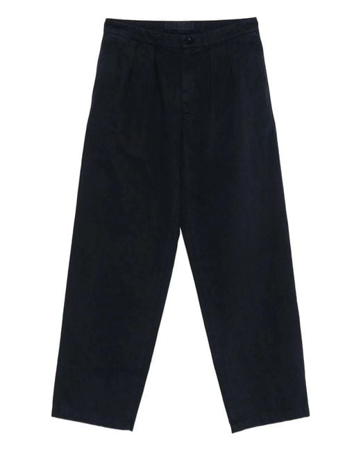 Aspesi Blue Cotton Pants for men