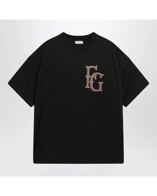 Fear Of God Black T-Shirt 43 for men