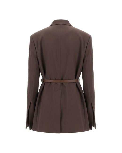 Max Mara Brown Sportmax Chocolate Viscose Jacket