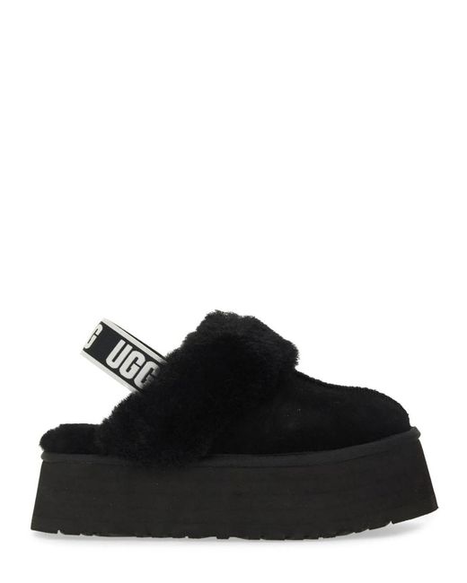 Ugg Black Funkette" Sandal