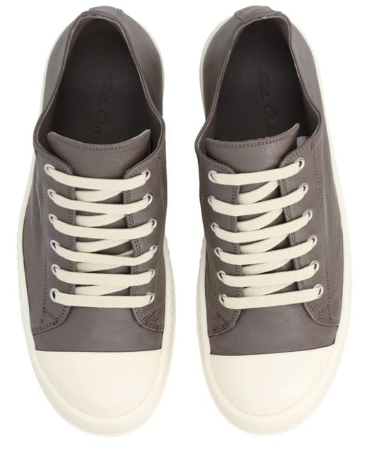 Rick Owens Brown "Low Sneaks" Sneaker