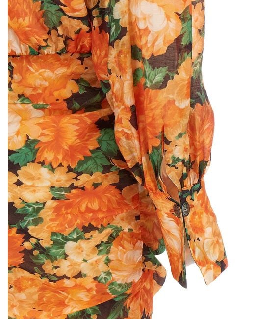 Pinko Orange 'Apericena' Dress