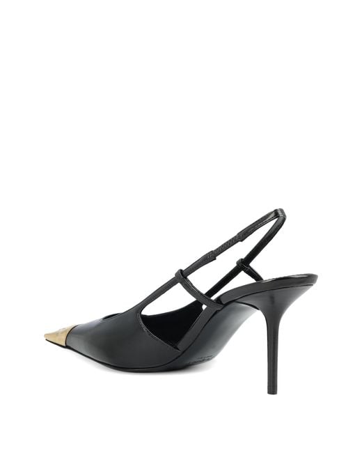 Saint Laurent White Pointed Slingback