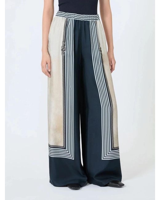 Max Mara Blue Mxmcarabo Trouser