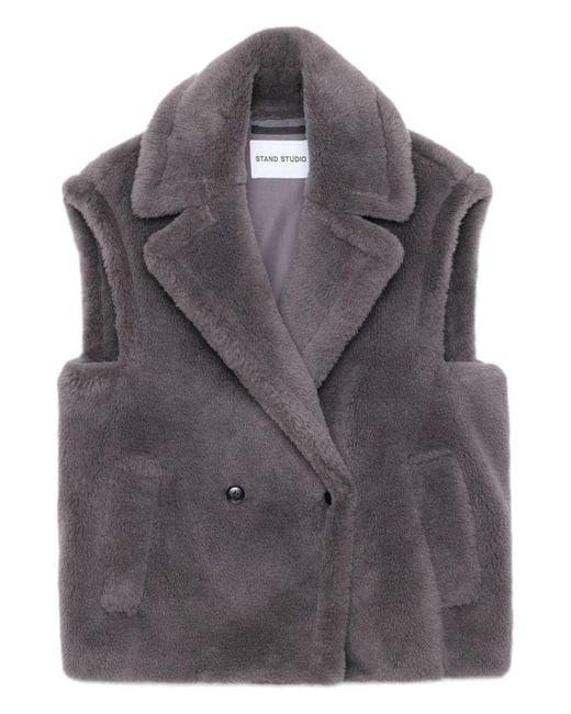 Stand Studio Gray Polyester Jacket