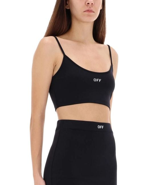 Off-White c/o Virgil Abloh Black Top With Thin Straps