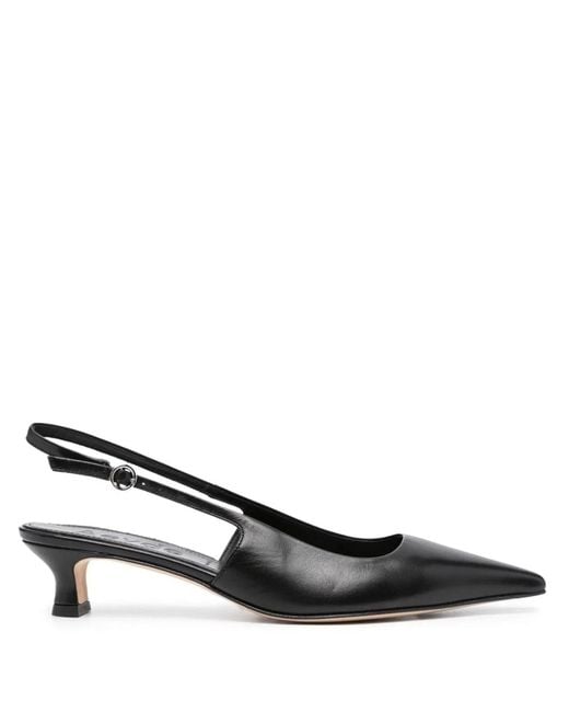 Aeyde Black Catrina Nappa Leather Pumps