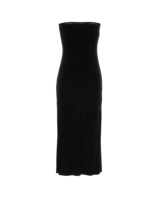 Alexander Wang Black Jersey Dress