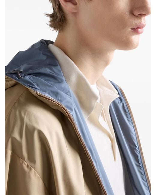 Prada Natural Re-Nylon Reversible Blouson Jacket for men