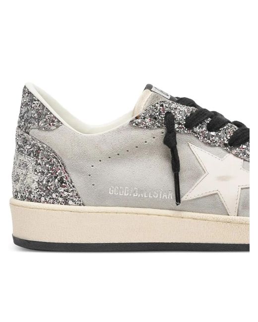 Golden Goose Deluxe Brand White Leather Flat Shoes