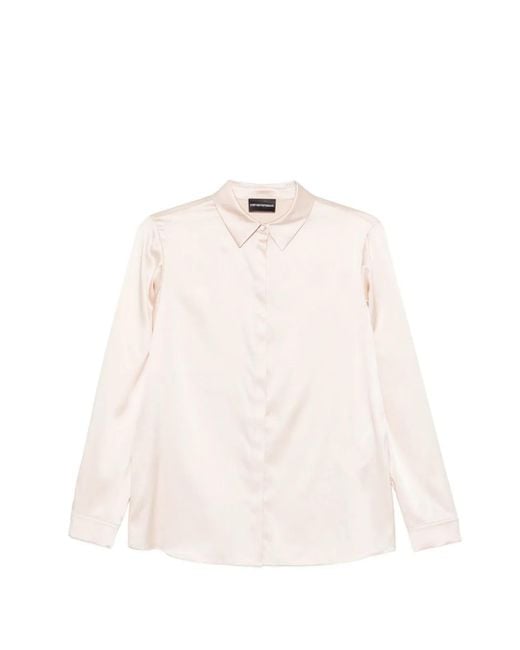 Emporio Armani Natural Silk Shirt