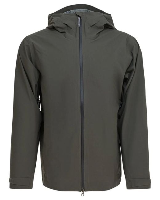 Houdini Sportswear Gray Recycled Polyester Jacket for men