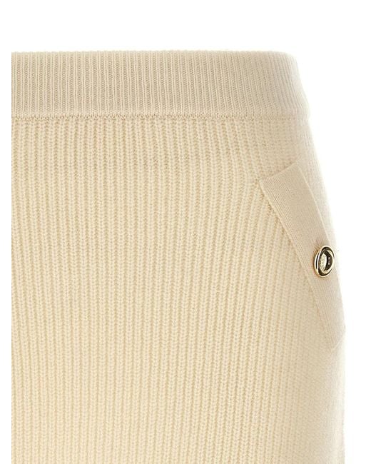 MICHAEL Michael Kors Natural Wool Long Skirt