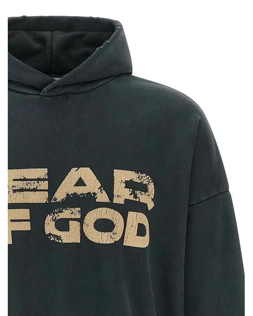 Fear Of God Gray Hoodie