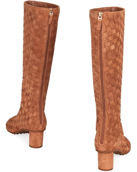 Bottega Veneta Brown Atomic Boots