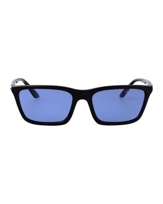 Emporio Armani Blue Acetate Sunglasses