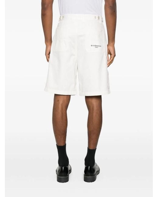 Givenchy White Shorts for men